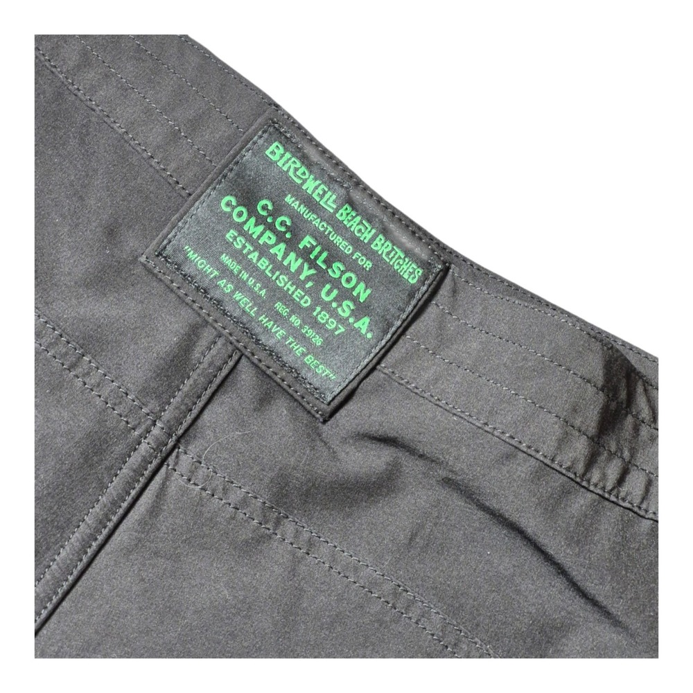 Filson x Birdwell Beach Britches Men's XL Tac Shorts Black Cargo Made in USA